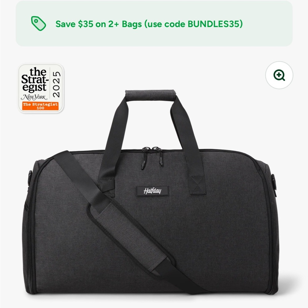 Halfday Garment Duffel in Shadow - Picture 6 of 8